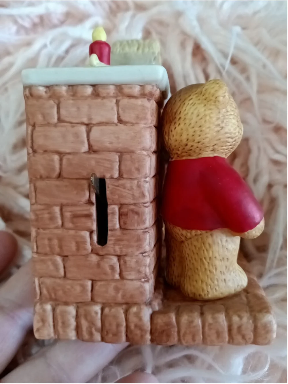 Lucy & Me Lucy Rigg Christmas Fireplace Teddies Plays Music We Wish You A 1985
